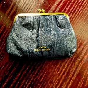 Navy Buxton change purse